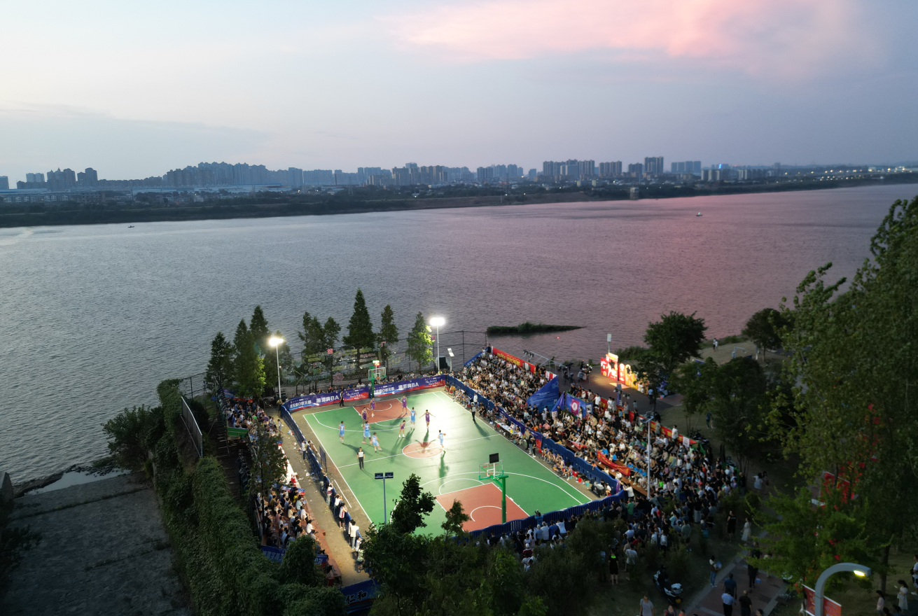 湖南湘潭县：“嗨BA”正燃更见赛事与城市共舞(图1)