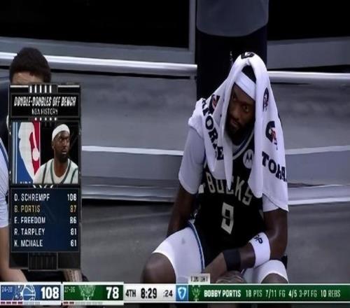 爆冷碾压！雄鹿缺核惨败39分班凯罗33+封神波蒂斯创历史(图2)